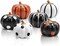Pumpkin Decor - 6 pcs Artificial Pumpkins for Crafts Decorations for Autumn Home Halloween Decor